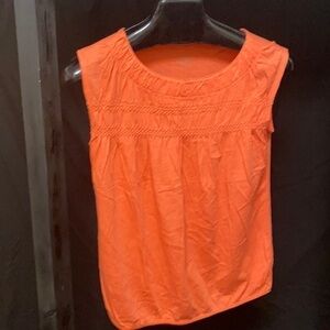 LOFT sleeves shirt salmon color, XS petite